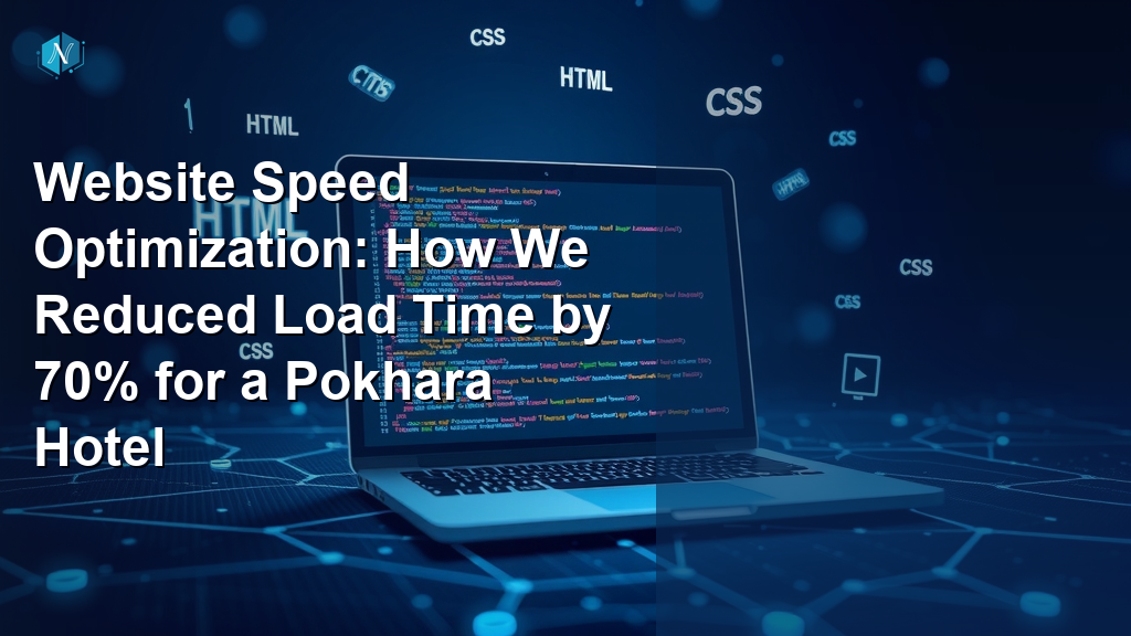 Website Speed Optimization: How We Reduced Load Time by 70% for a Pokhara Hotel