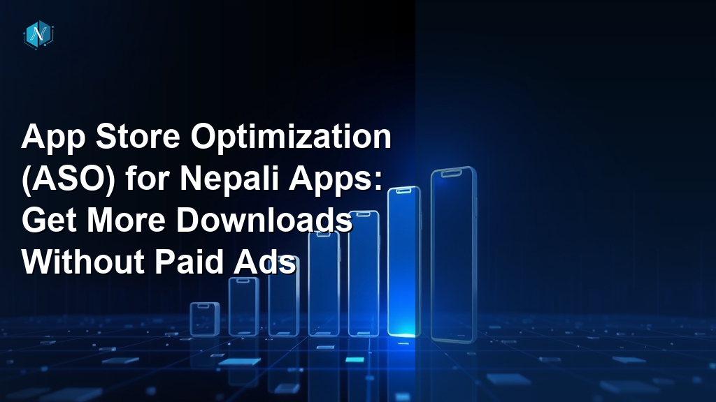 App Store Optimization (ASO) for Nepali Apps: Get More Downloads Without Paid Ads