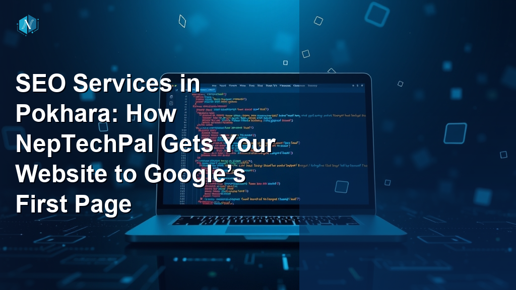 SEO Services in Pokhara: How NepTechPal Gets Your Website to Google’s First Page