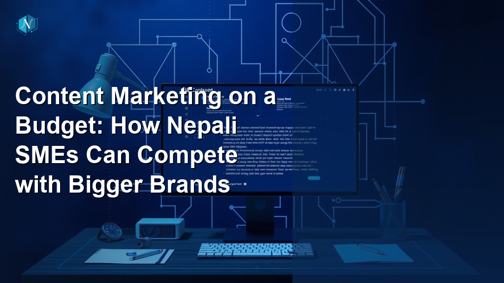 Content Marketing on a Budget: How Nepali SMEs Can Compete with Bigger Brands