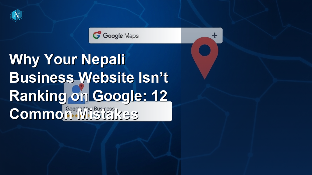 Why Your Nepali Business Website Isn’t Ranking on Google: 12 Common Mistakes