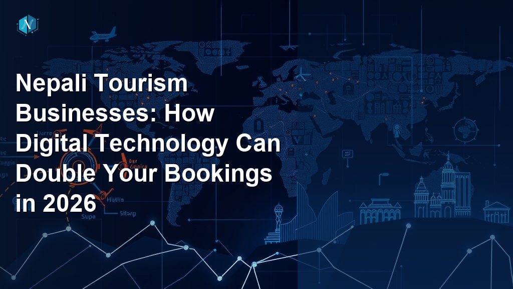 Nepali Tourism Businesses: How Digital Technology Can Double Your Bookings in 2026