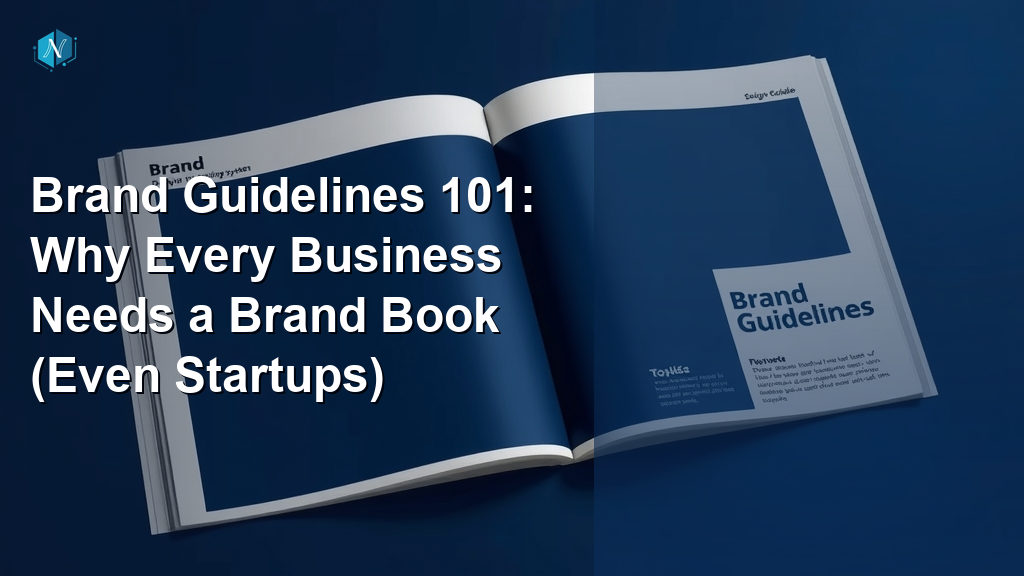 Brand Guidelines 101: Why Every Business Needs a Brand Book (Even Startups)
