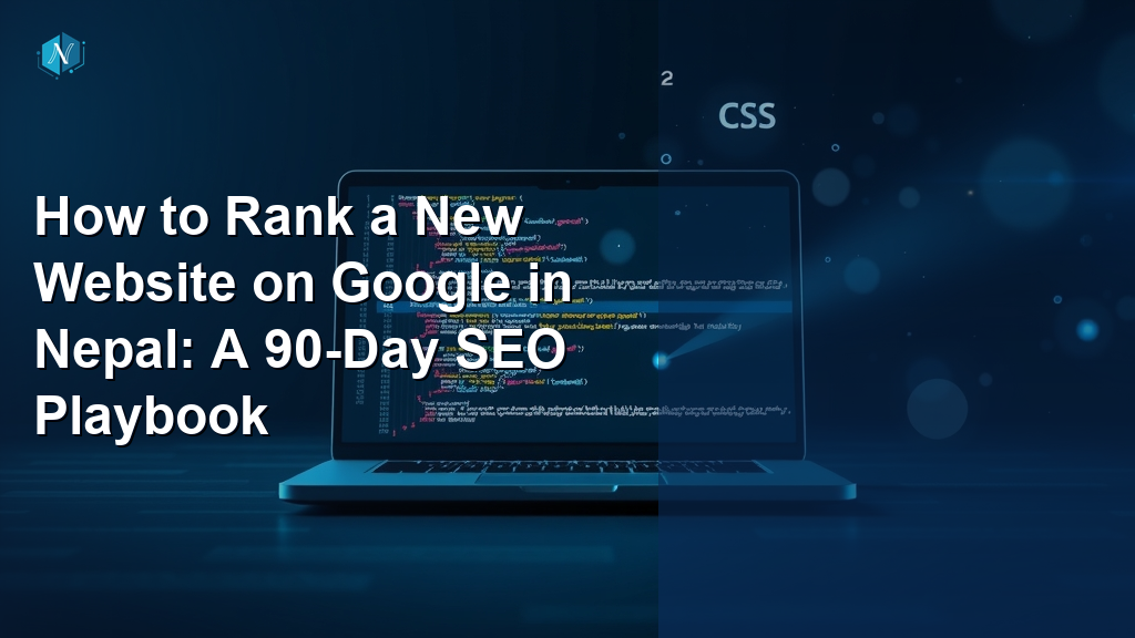 How to Rank a New Website on Google in Nepal: A 90-Day SEO Playbook