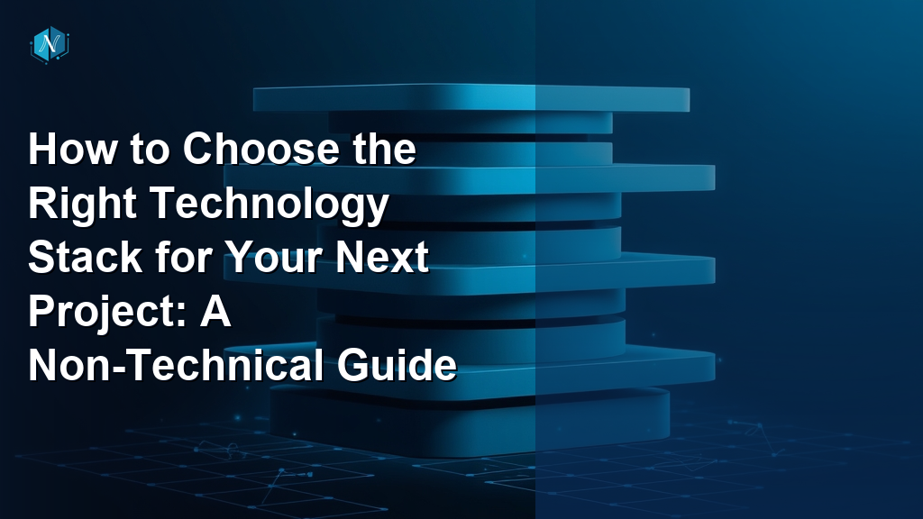 How to Choose the Right Technology Stack for Your Next Project: A Non-Technical Guide