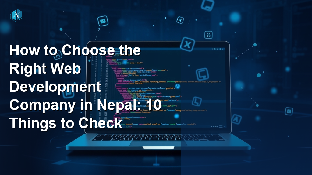How to Choose the Right Web Development Company in Nepal: 10 Things to Check